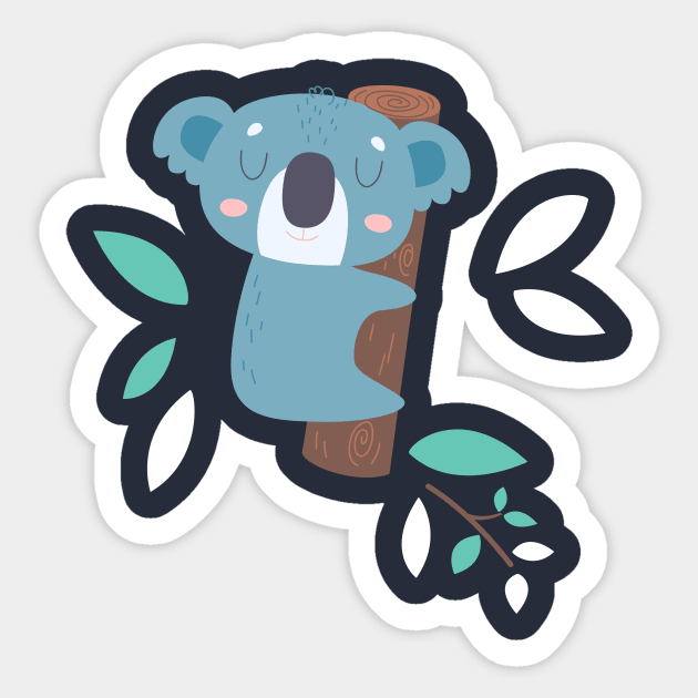 Koala Sticker by Brzozowska